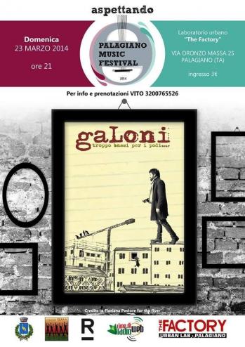 A Palagiano il cantautore "GaLoni" in TroppoBassiPerIPodi_tour