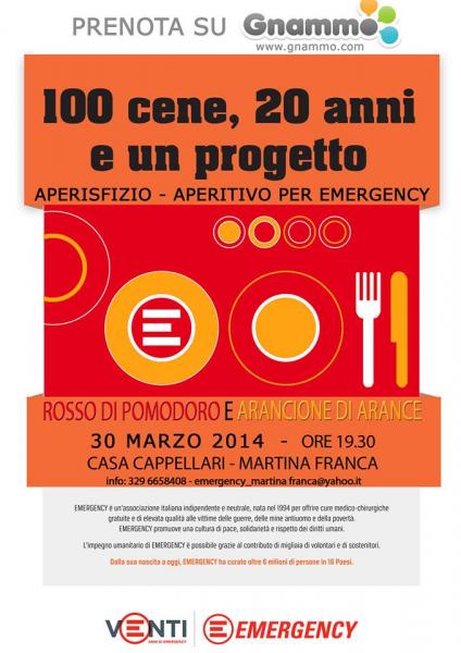 Aperisfizio per Emergency