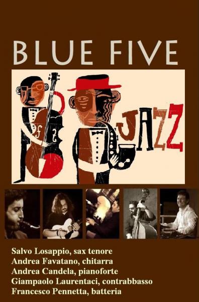 Serata Jazz & Wine : Degustazione vini (Cantina Ugo Zanier) e concerto dei Blue Five
