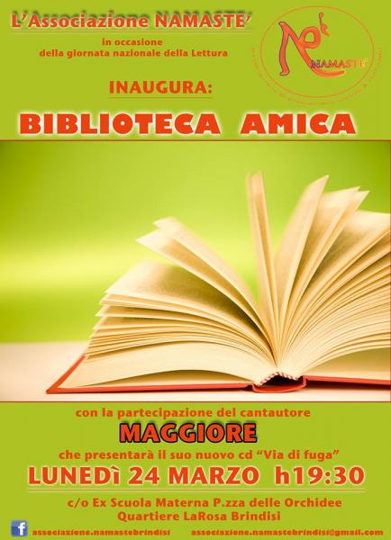 Inaugurazione "Biblioteca amica"