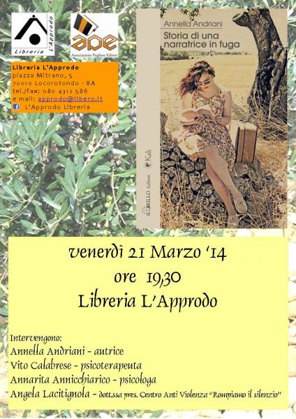 incontro con l'autore: Annella Andriani