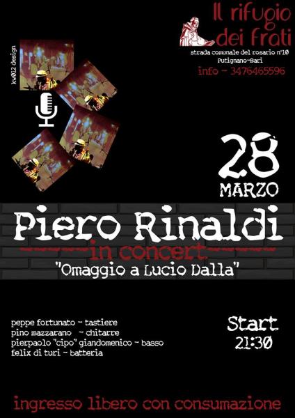 Piero Rinaldi in Concert  Omaggio a Lucio Dalla