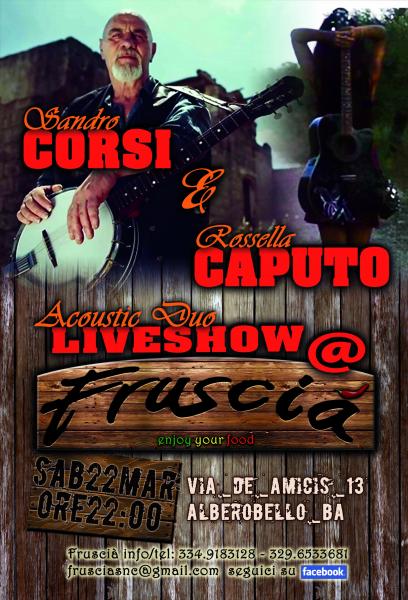 Sandro Corsi and Rossella Caputo liveshow
