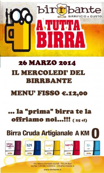 Mercoledi' a tutta Birra