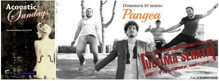 Pangea in concerto per l'ultima di Acoustic Sundays