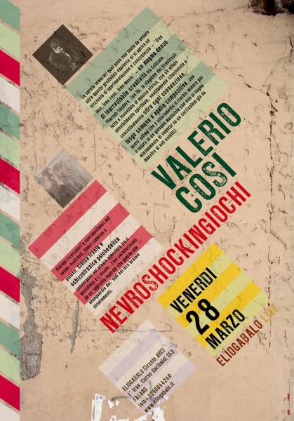 Valerio Cosi + Nevroshockingiochi in concerto