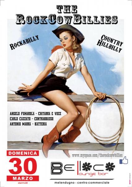 The RockCowBillies in concerto a Melendugno