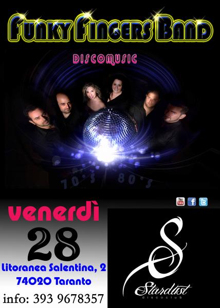 FUNKY FINGERS BAND live Stardust discoclub
