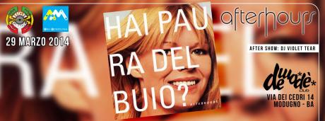Afterhours in tour - Hai paura del buio?