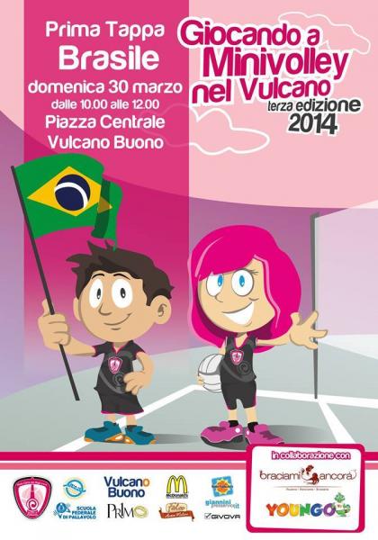Giocando a Minivolley nel Vulcano 3