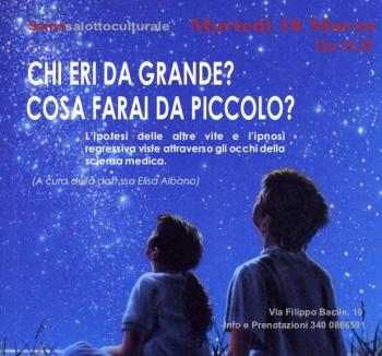'Chi eri da piccolo? Cosa farai da grande?'