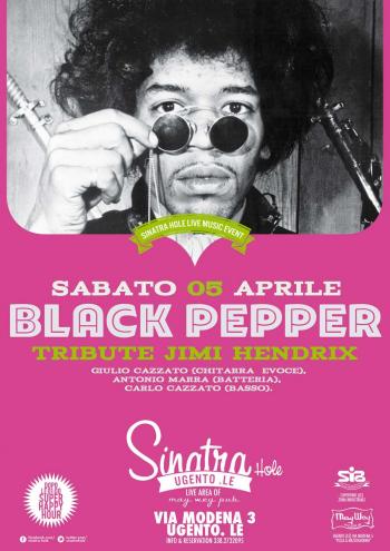 I Black Pepper Omaggiano  Jimi Hendrix  al Sinatra di Ugento