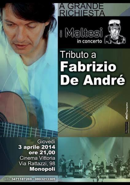 Tributo a FABRIZIO DE ANDRE' con I MALTESI