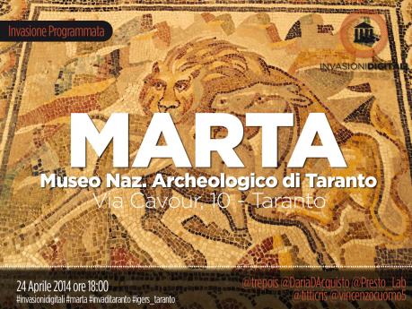 #invasionidigitali al MARTA (Museo Archeologico Nazionale)