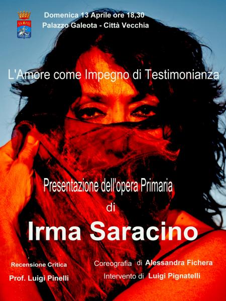 presentazione del libro di Irma Saracino