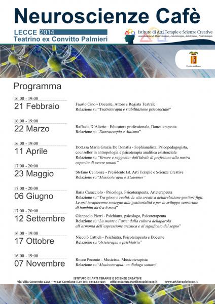 NEUROSCIENZE CAFE' - Rassegna Culturale-Scientifica