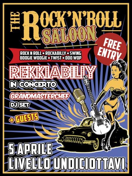 THE ROCK 'N' ROLL SALOON Special Guest: Rekkiabilly