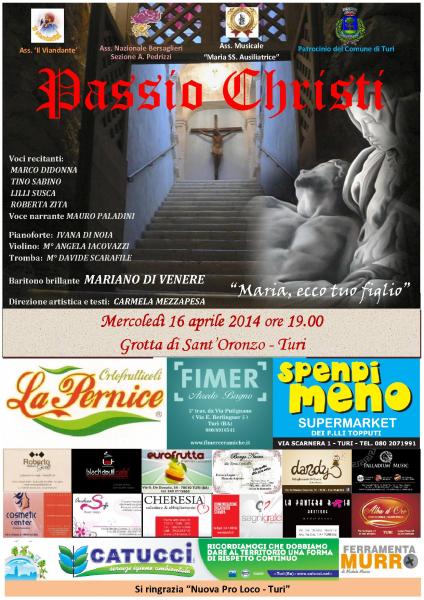 PASSIO CHRISTI "Maria, ecco tuo figlio"