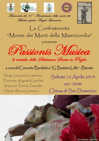 "PASSIONIS MUSICA" - Le musiche della Settimana Santa in Puglia (IV edizione)