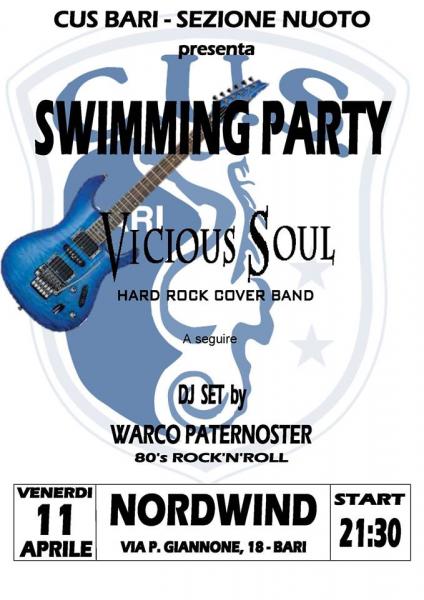 C.U.S Swimming Party  con VICIOUS SOUL in concerto & D.J set