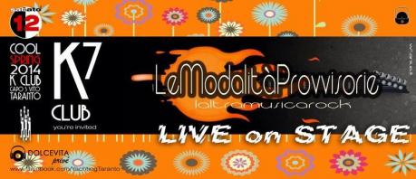 LeModalitàProvvisorie live