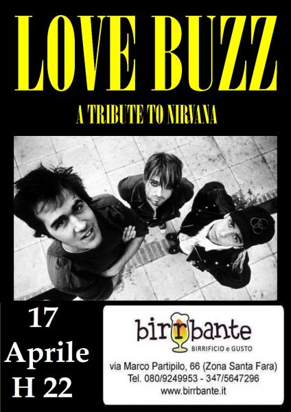 LOVE BUZZ in concerto - A Tribute to Nirvana