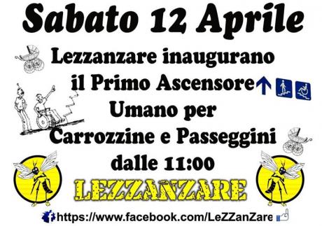 Ascensore Umano alla Stazione di Bari