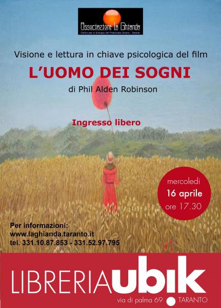 Visione e lettura in chiave psicologica del film "L'uomo dei sogni"