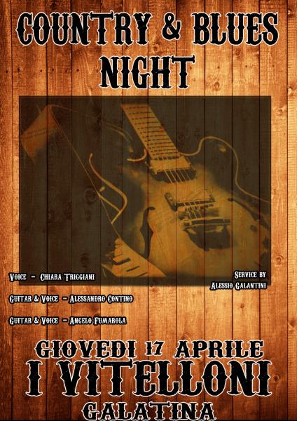 Country & Blues Night in concerto