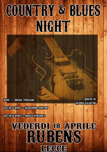 Country & Blues Night in concerto