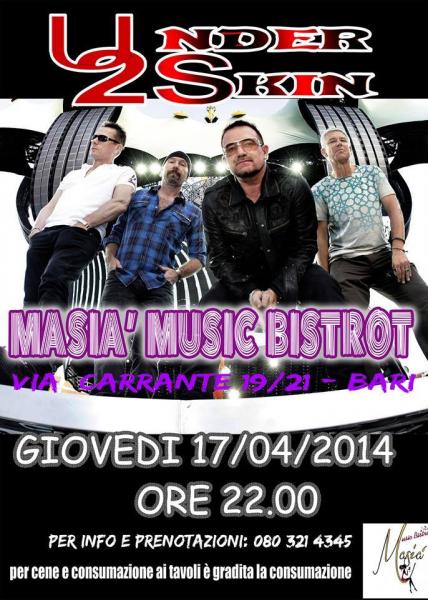 Underskin ... U2 Coverband in concerto