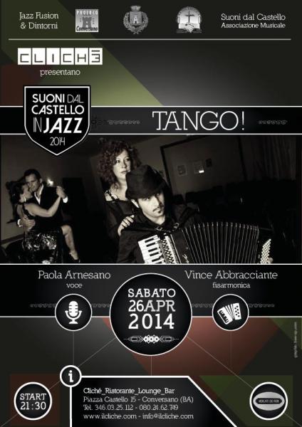 Paola Arnesano & Vince Abbracciante presentano il loro album TANGO!