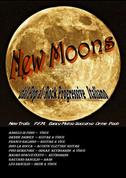 Concerto eccezionale dei NEW MOONS Band tribute Cover della P.F.M.- New Trools - Pooh Banco M.S. - Orme