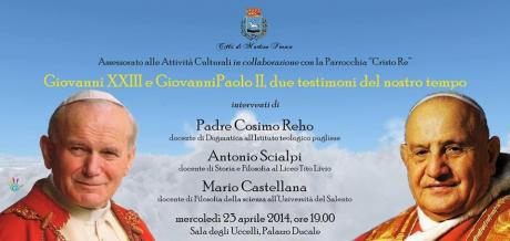 Giovanni XXIII e Giovanni Paolo II, due testimoni del nostro tempo