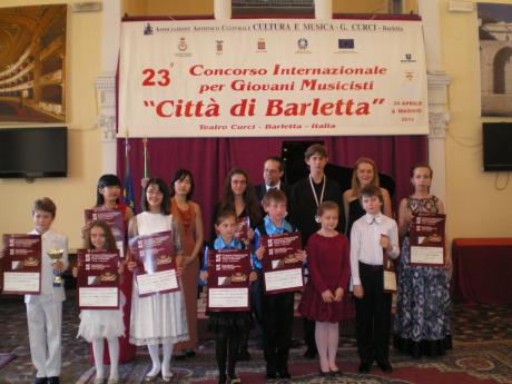 'Galà - Concerto Solisti"  del 24° Concorso Internazionale “Città di Barletta”  dell'Associazione "G.Curci"