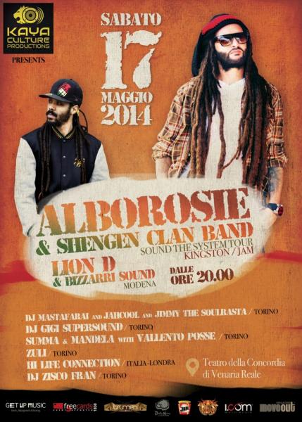 Alborosie & Shengen Clan in concerto