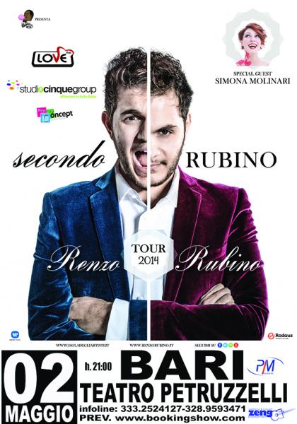 “Secondo Rubino Tour” - CONCERTO ANNULLATO