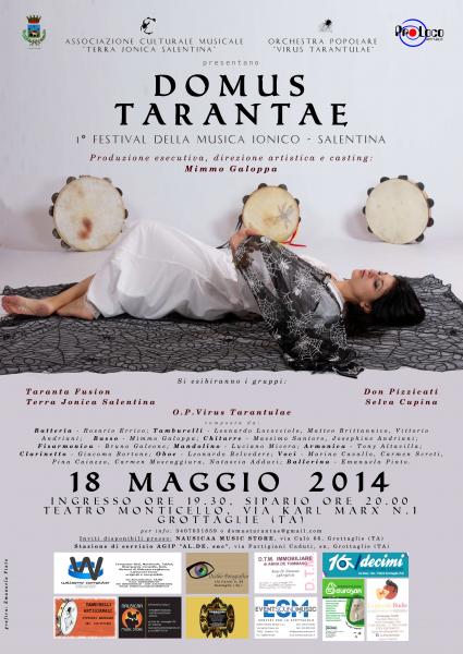 DOMUS TARANTAE - 1° Festival della musica jonico salentina