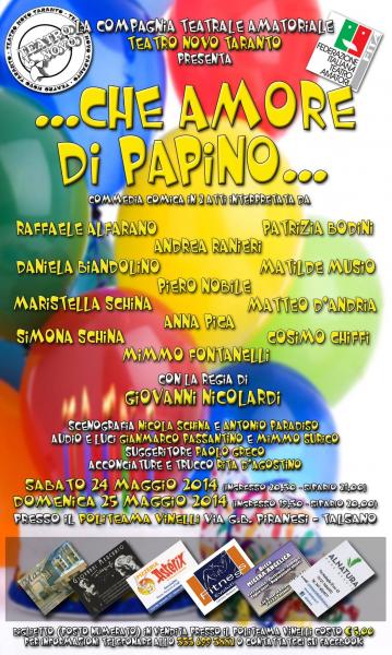 Che Amore di Papino - Commedia Comica in 2 Atti