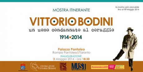 mostra itinerante VITTORIO BODINI. UN UOMO CONDANNATO AL CORAGGIO