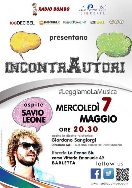 Incontrautori - ospite SAVIO LEONE