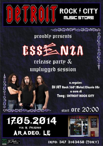 Essenza: presentazione cd e live acustico