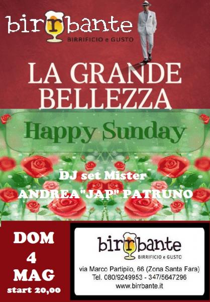 La Grande Bellezza - Happy Sunday - dj Set Mister Andrea Jap Patruno