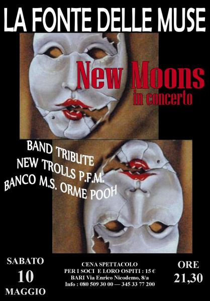 Concerto Band Tribute della P.F.M., New Trolls, Banco del Mutuo Soccorso, Pooh , Orme - New Moons Rock Progressive