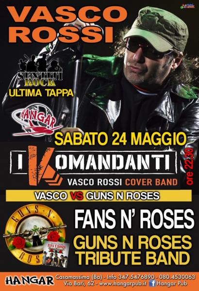 Sentiti Rock Vasco Rossi vs Guns N' Roses in concerto