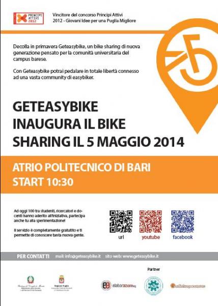 Geteasybike:  bike sharing 2.0