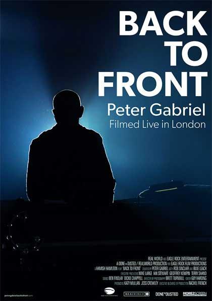 Peter Gabriel - Back To Front, proiezione film concerto
