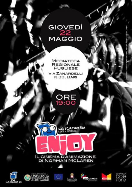 ENJOY! Il cinema d'animazione di Norman McLaren.