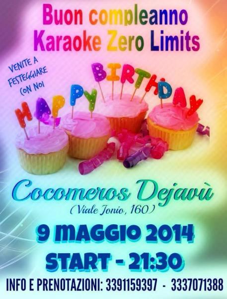 Happy B-day Karaoke Zero Limits