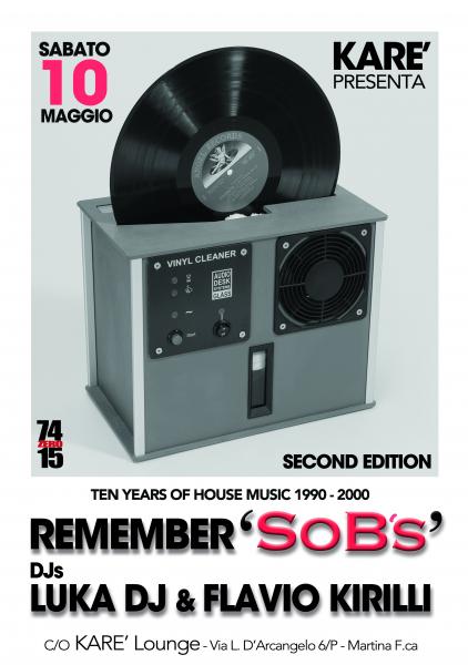 Il Karè Lounge Bar presenta Remember Sob's